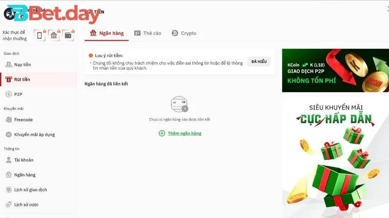 Hướng dẫn 3 cách rút tiền từ tài khoản nhà cái