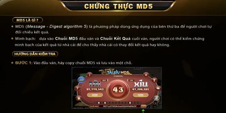 Cung cấp các công nghệ tài xỉu MD5 BBet đẳng cấp hiện nay