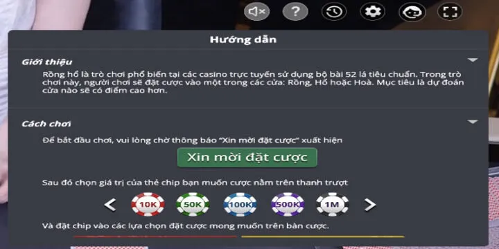 Rồng hổ live BBet - Sòng cược tốc độ và chiến thuật ấn tượng