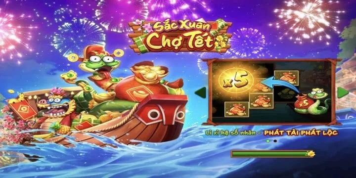 Sắc xuân chợ tết BBET - Nổ hũ khởi nguồn may mắn thăng hoa