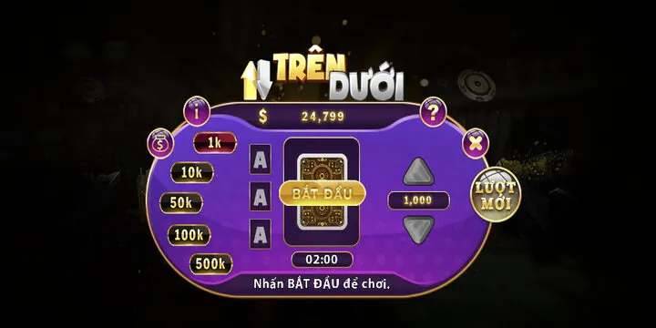 Thông tin khái quát về trò chơi trên dưới BBet