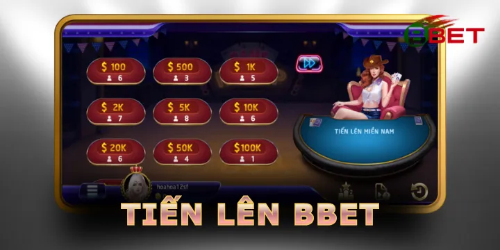 Tiến lên BBet - Cơ hội thắng cao siêu cuốn hút hấp dẫn