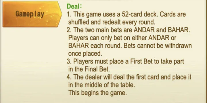 Tổng hợp những thông tin về andar bahar BBet